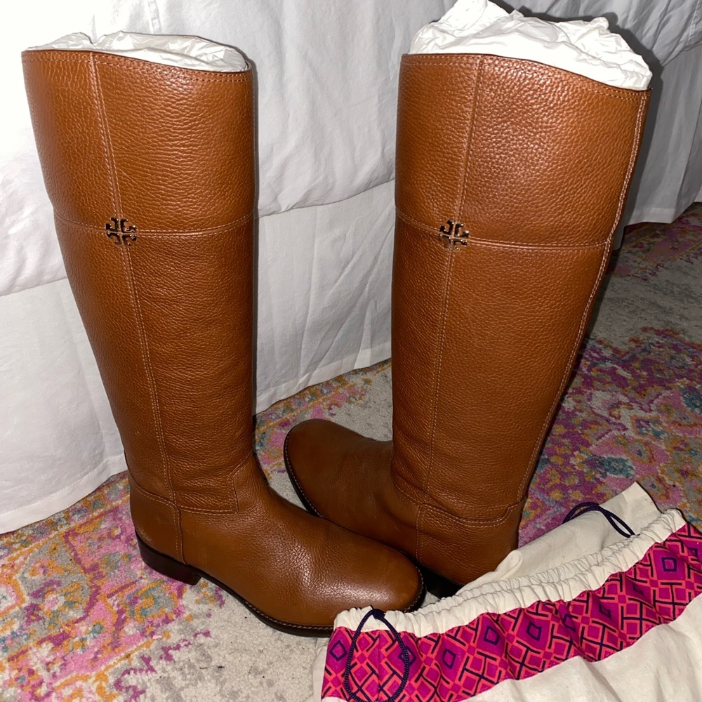Size 8.5 Tory Burch Riding Boots